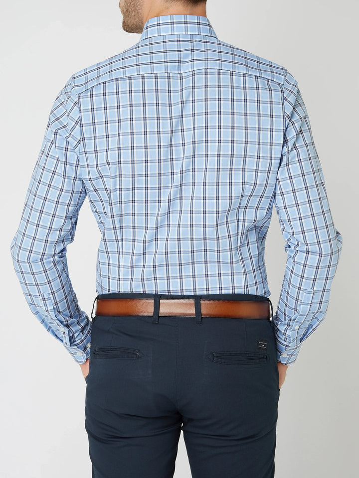 Dagelijks heren geruit overhemd, comfortabel en modieus, lange mouwen voor een complete en stijlvolle look.