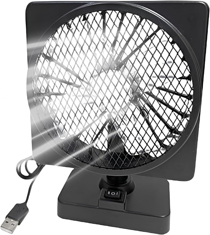 Aurovent 12V USB auto koelventilator, essentieel accessoire voor reizen en warme dagen.