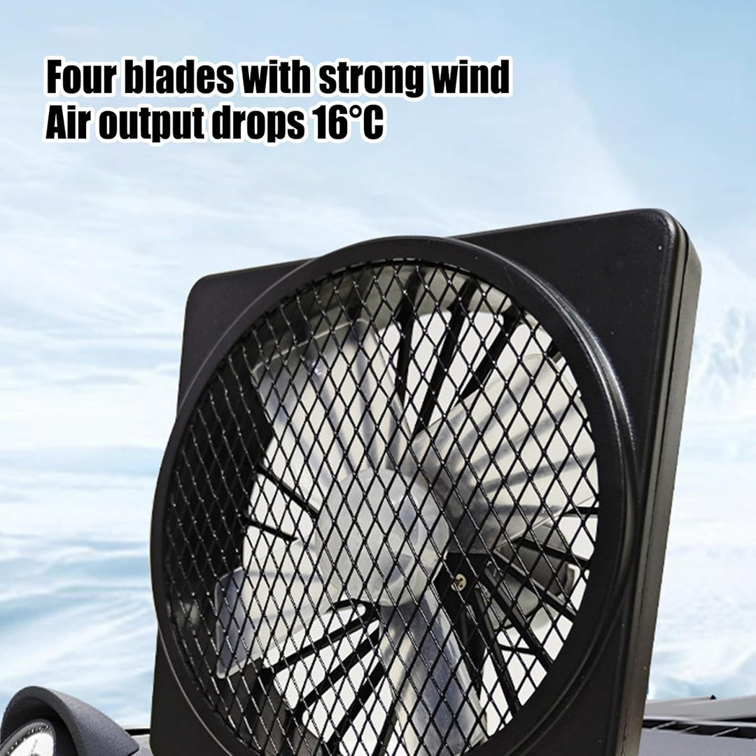 Stille, energiezuinige 12V USB ventilator voor een aangenaam klimaat in het interieur.
