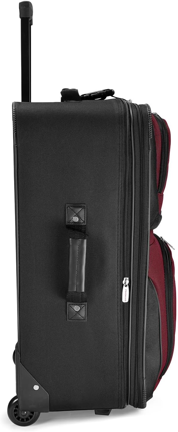 Complete 8-delige kofferset voor de hele familie, softshell reiskoffers in diverse maten voor vakantie.