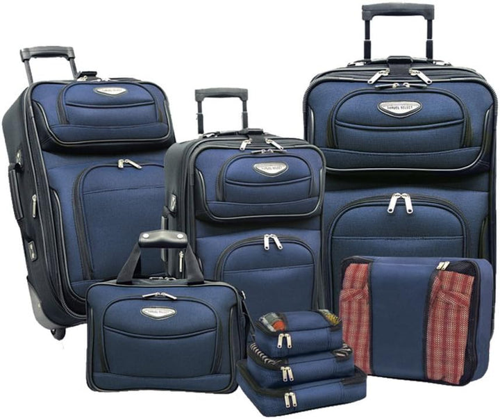 Hoogwaardige ritssluiting op een TravelMax softshell reiskoffer, detail van de duurzame bagage.