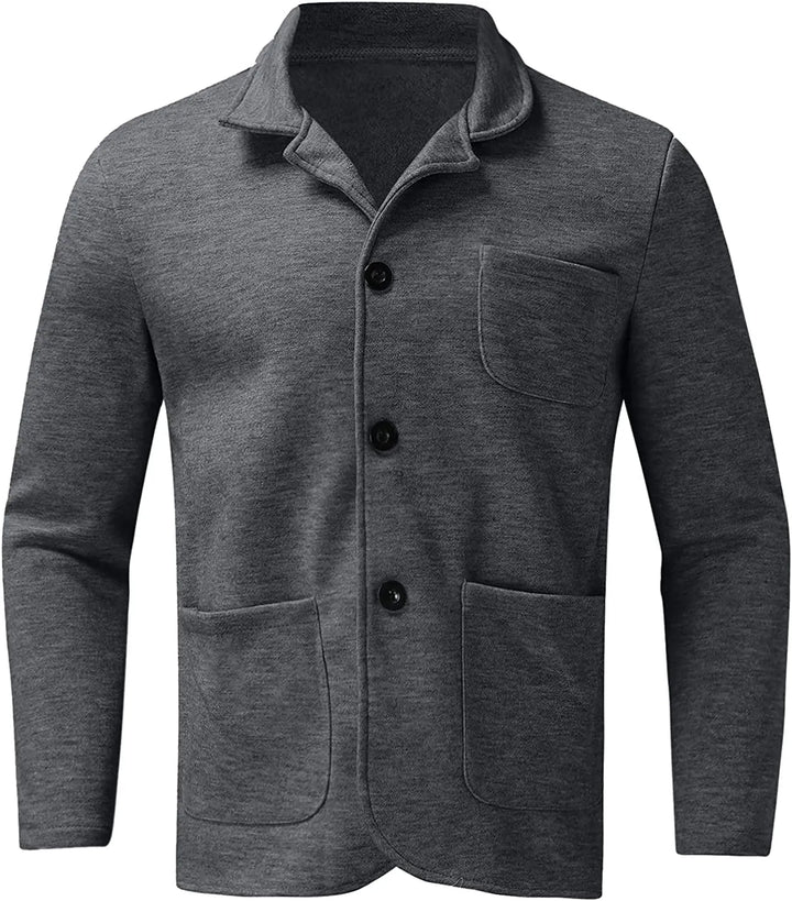Comfortabele heren blazer voor elke gelegenheid; perfecte casual jas voor een ontspannen, toch nette uitstraling.