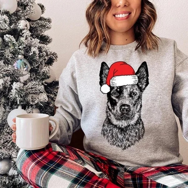 Origineel kerstcadeau: unisex kersttrui met eigen huisdierportret. De perfecte custom trui.