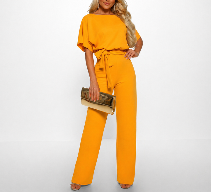 Sophie Jumpsuit Dames | Elegant met Korte Mouwen