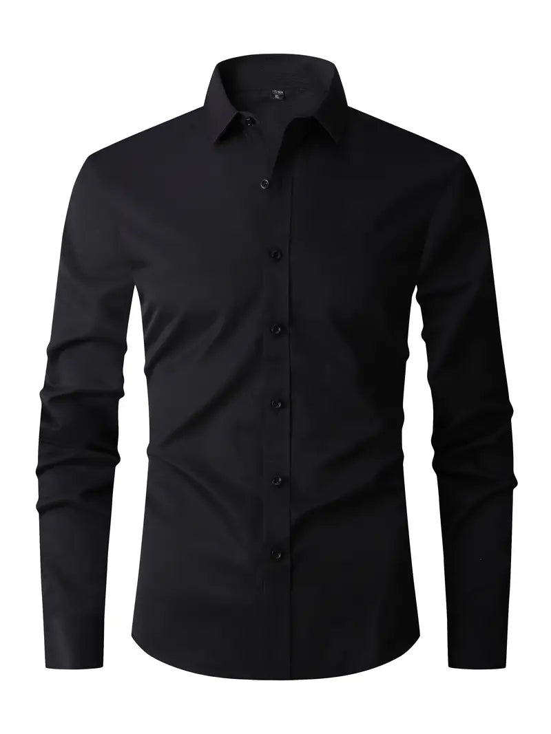 Comfortabel en ademend heren overhemd voor een frisse, nette look de hele dag door.