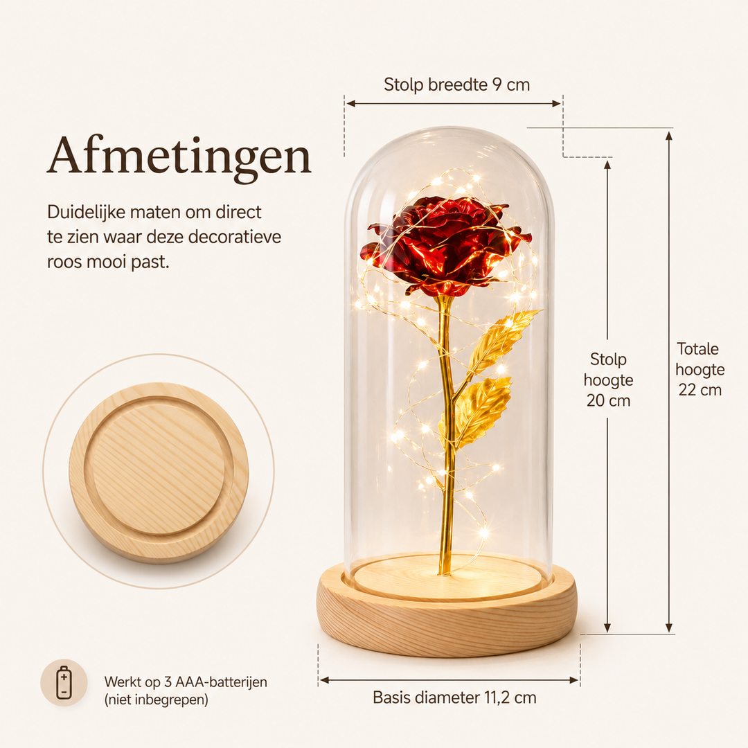 Verschillende kleuren opties zoals rood en goud