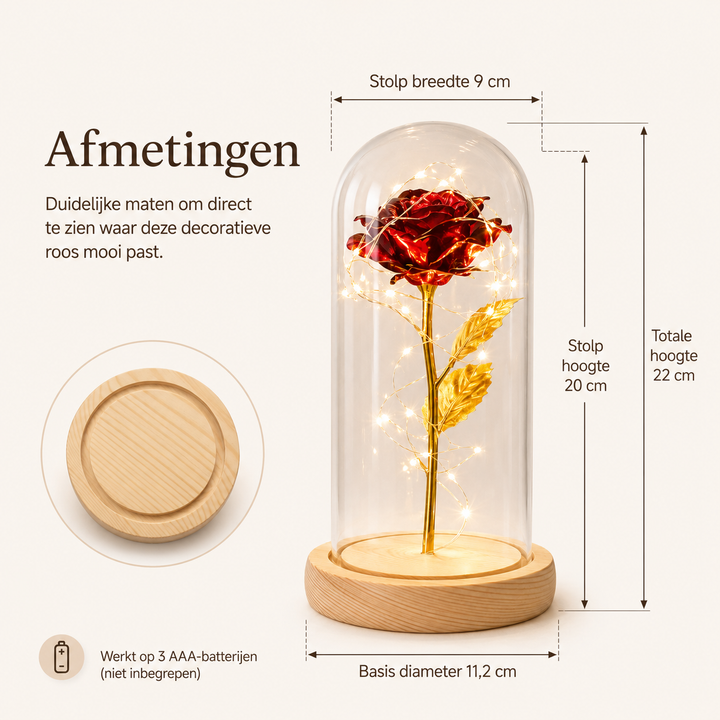 Verschillende kleuren opties zoals rood en goud
