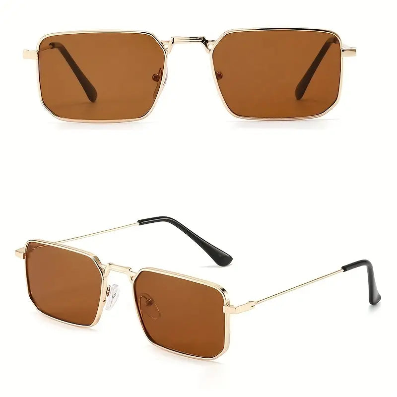 Moderne unisex zonnebril met UV400 bescherming, stijlvol en comfortabel voor dagelijks gebruik in de zomer.