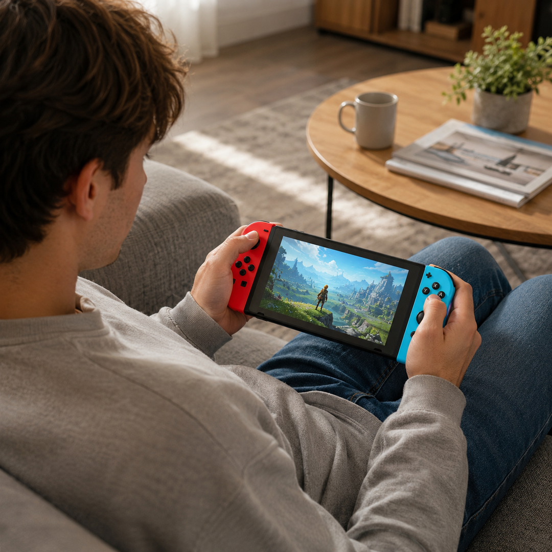 Rechterdeel van de draadloze led controller met comfortabele grip
