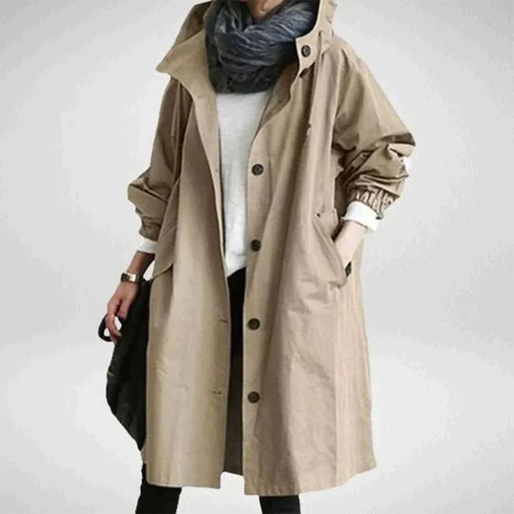 Dames Mackintosh regenjas, een elegante en weerbestendige bovenkleding voor een stijlvolle chique look.