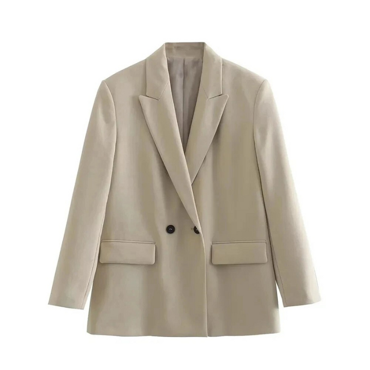 Stijlvolle oversized dames blazer mantel; veelzijdig voor zowel zakelijke als casual outfits.