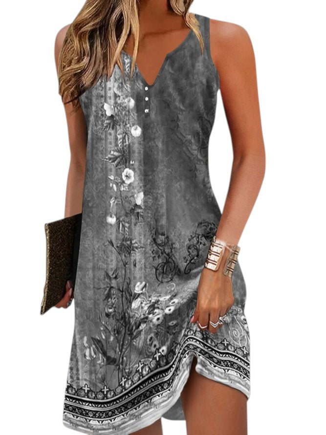 Modieuze casual jurk voor dames met opvallende print, luchtige stof voor ultiem zomercomfort