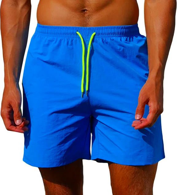 Heren shorts, sneldrogend, veelzijdig voor zwemmen, sporten en casual zomerkleding.