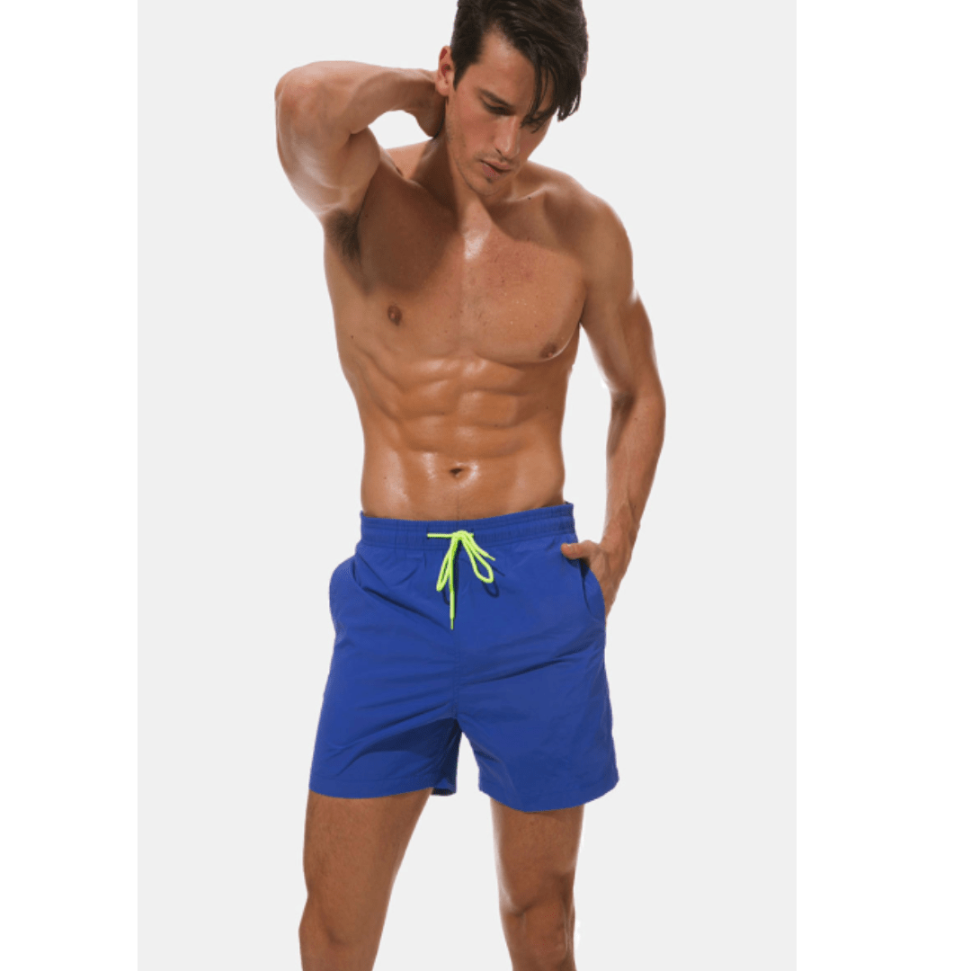 Casual heren badmode shorts, sneldrogend voor een actieve stranddag of zwembad.