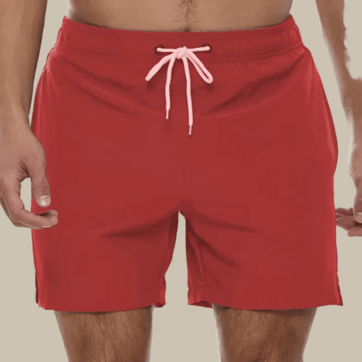 Sneldrogende heren zwemshorts, perfecte badmode voor een ontspannen dag aan het water.
