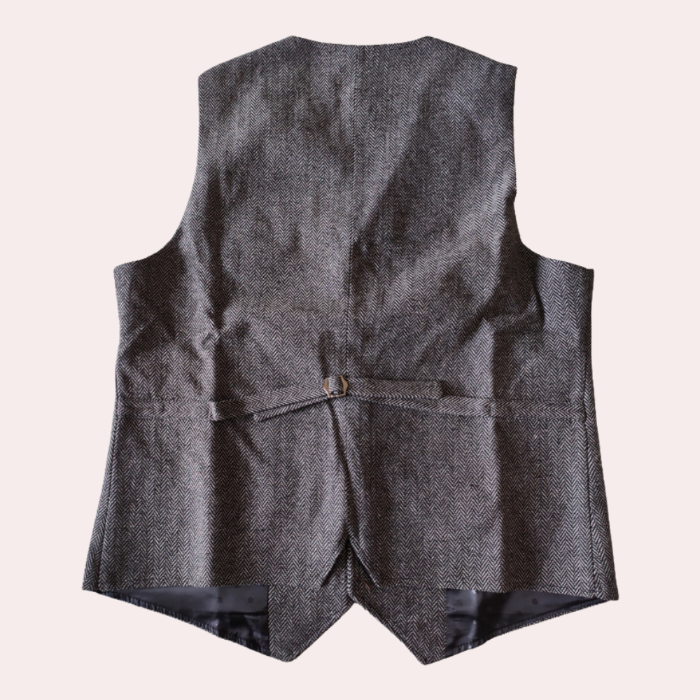 Stijlvol heren gilet in klassiek blauw voor een elegante herenmode look