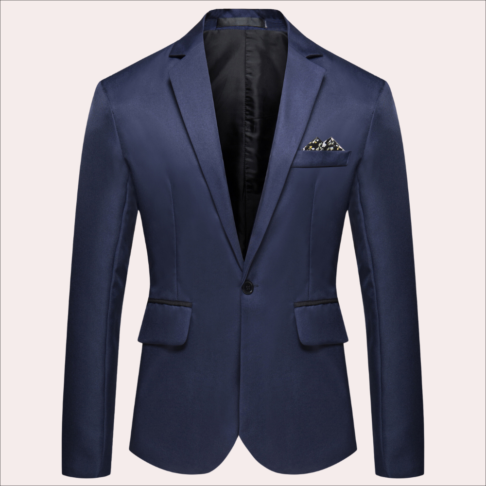 Elegante herenblazer Magnus, perfect voor formele gelegenheden of als modieuze zakelijke kledingstuk.
