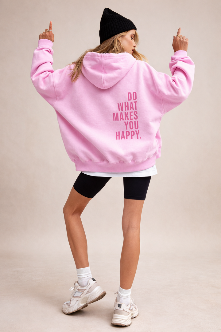 Dames casual hoodie met trendy print, perfect voor comfortabele streetwear look. Ideaal voor lente en zomer.