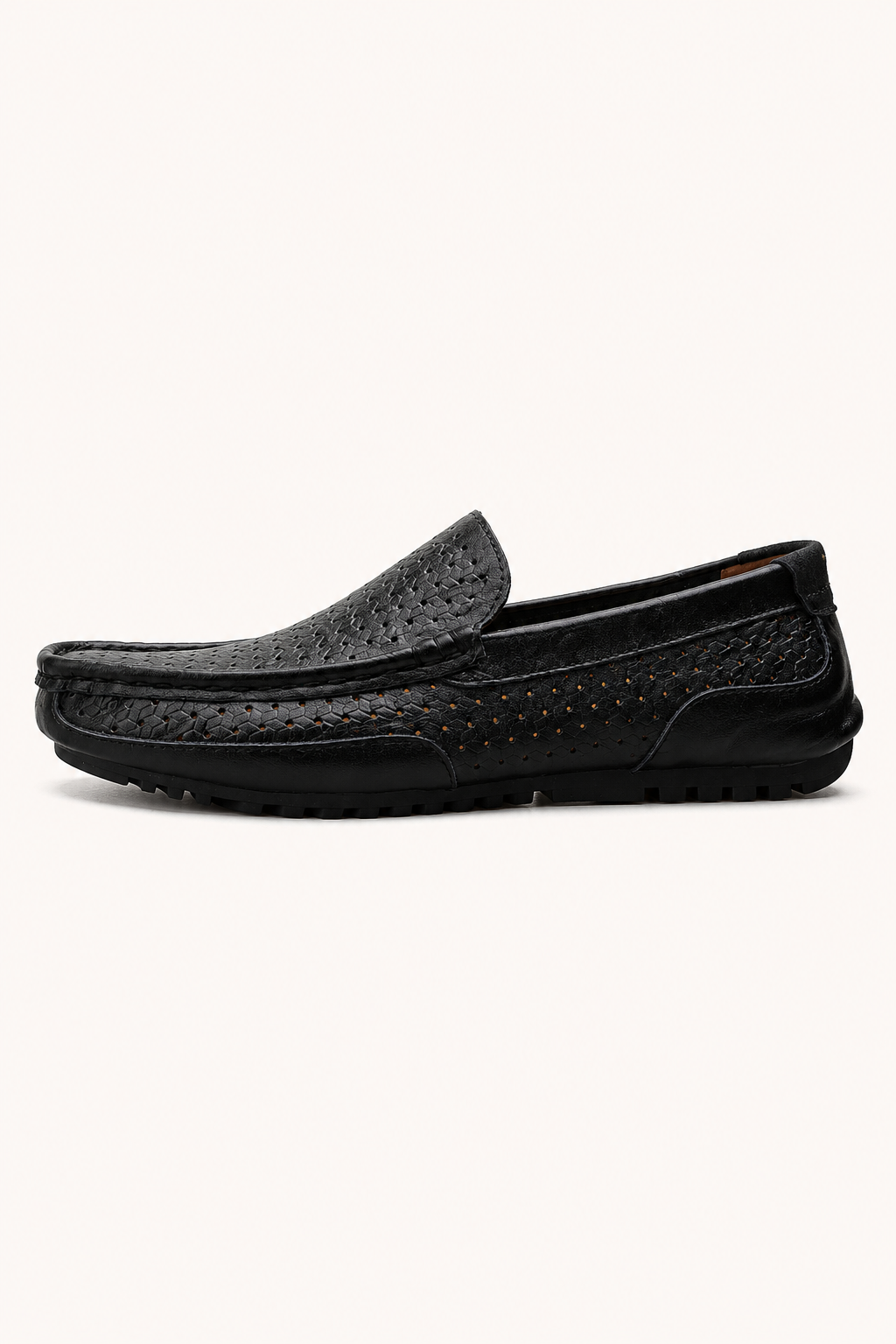 Stijlvolle ademende casual herenschoenen in blauw, comfortabele loafers