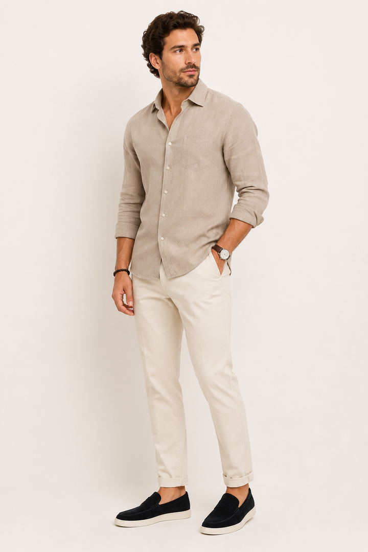 Grijze heren casual instappers met lage sneakerzool. Perfect voor zomerse dagen en een comfortabele vrije tijd look.