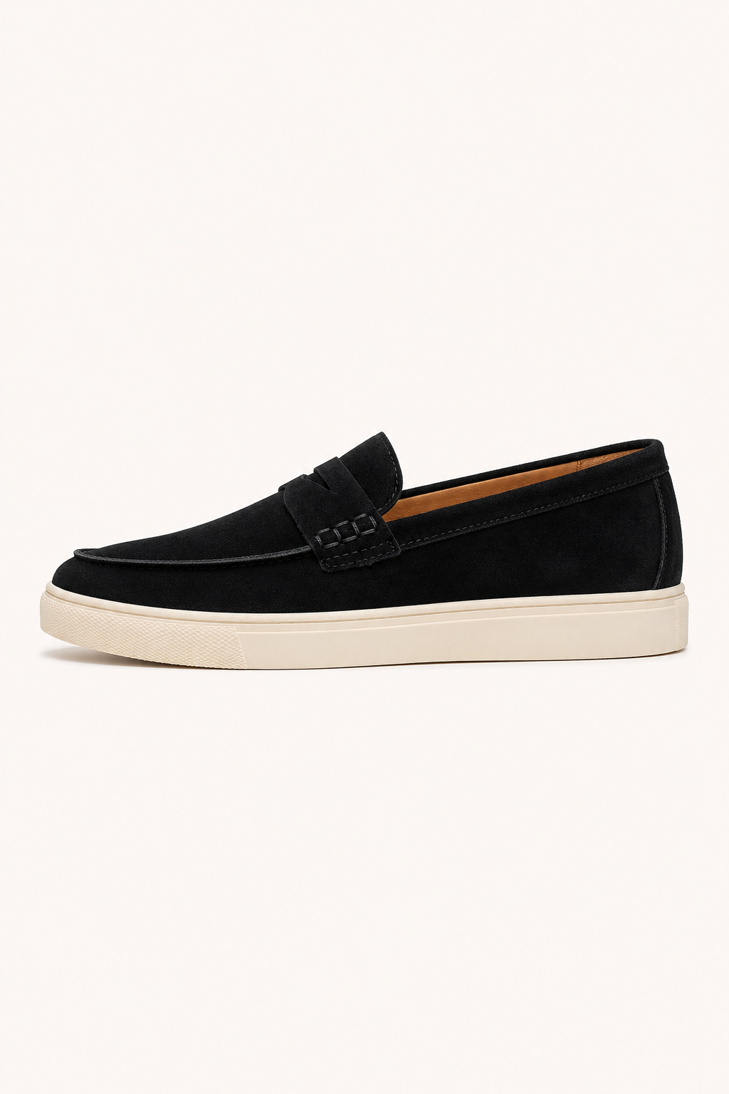Bruine heren mocassins met comfortabele sneakerzool. Stijlvolle casual schoenen, veelzijdig voor smart casual en kantoor.