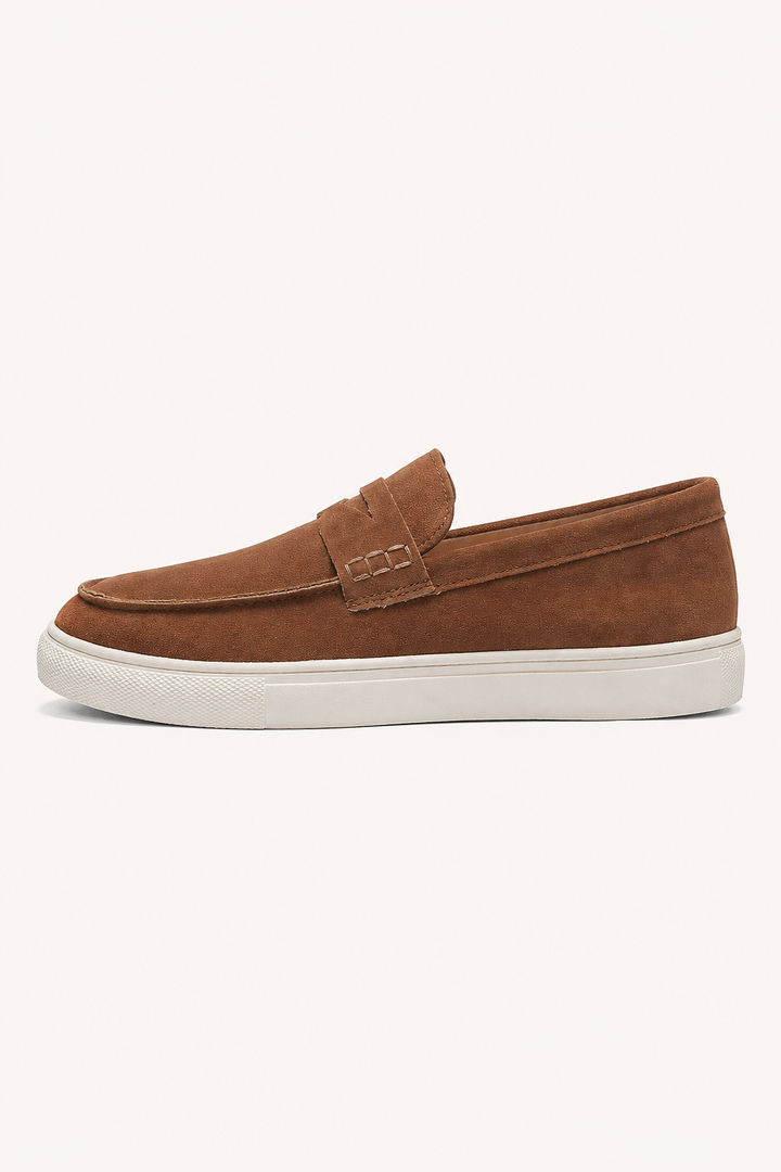 Stijlvolle heren mocassins met innovatieve sneakerzool. Casual instappers perfect voor een zomerse smart casual look.