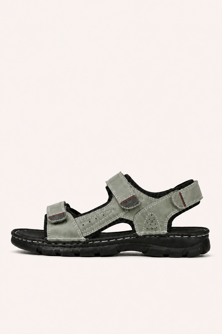 Comfortabele herensandalen met handige klittenbandsluiting voor de zomer
