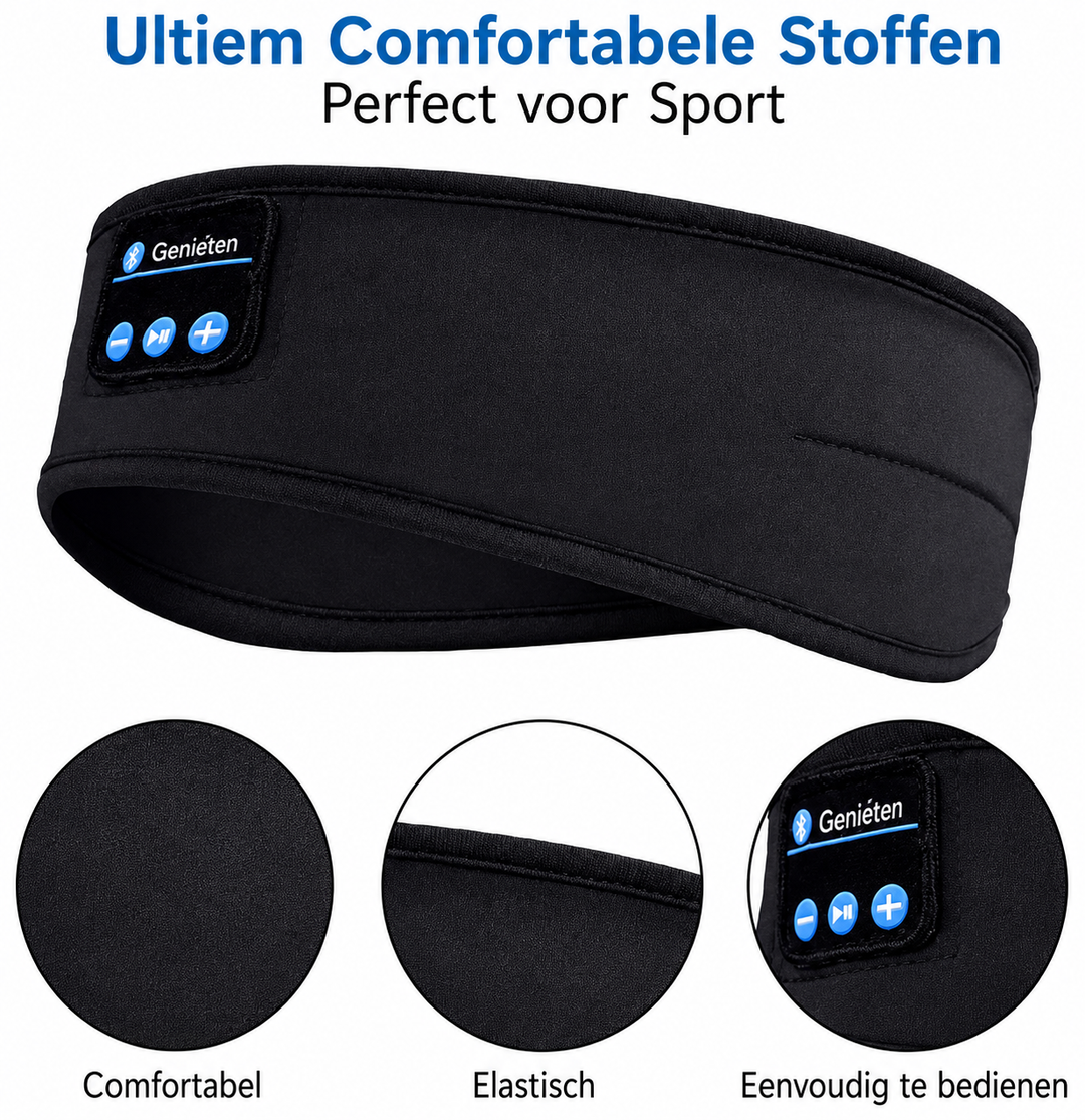 Unisex Draadloze Slaap Koptelefoon & Oogmasker