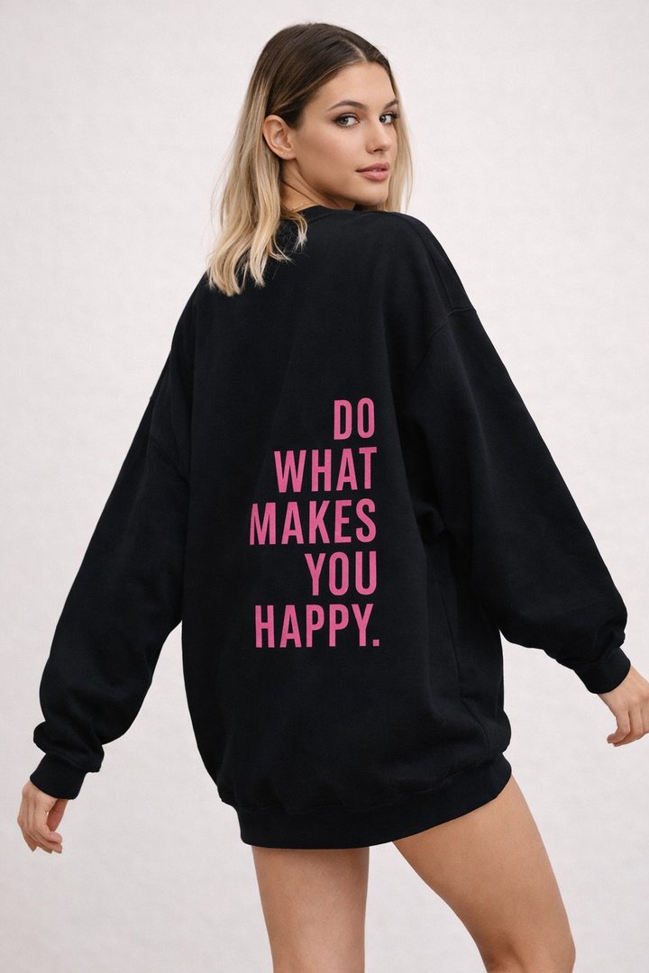 Comfortabele damestrui, casual hoodie met trendy print. Losse pasvorm en lange mouwen voor een relaxte look.