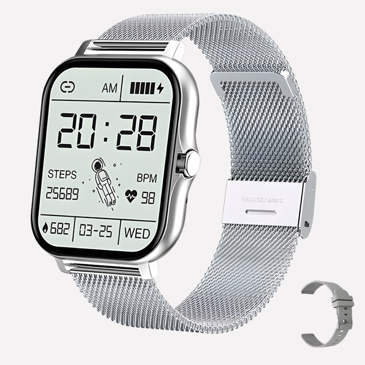 Unisex smartwatch met touchscreen en handige GPS-tracker voor dagelijks gebruik