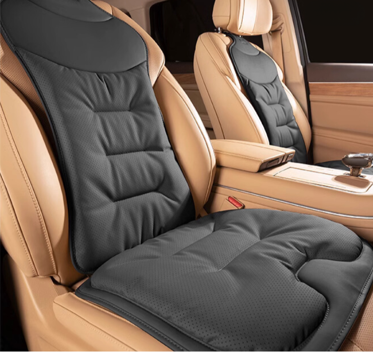 Ergonomisch auto-rugkussen voor lumbale steun en verbeterd rijcomfort. Ideaal voor rugpijn verlichting.