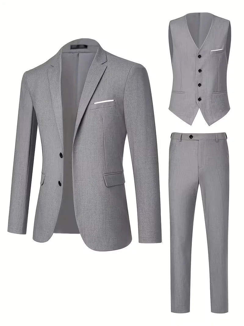 Eenvoudig te combineren slim fit pantalon voor heren
