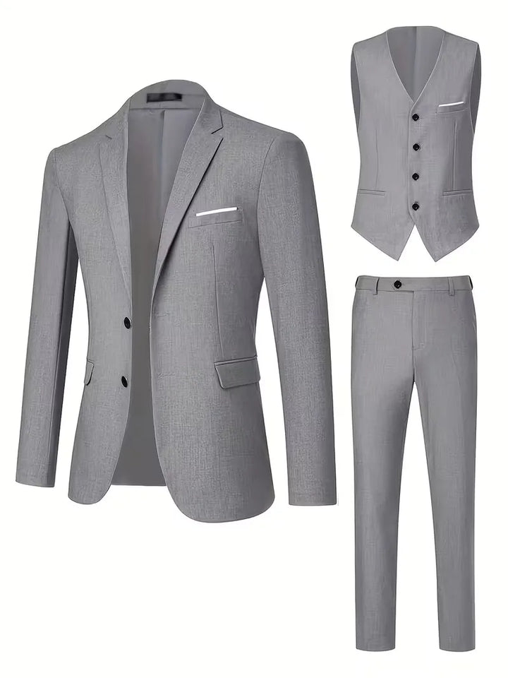 Eenvoudig te combineren slim fit pantalon voor heren