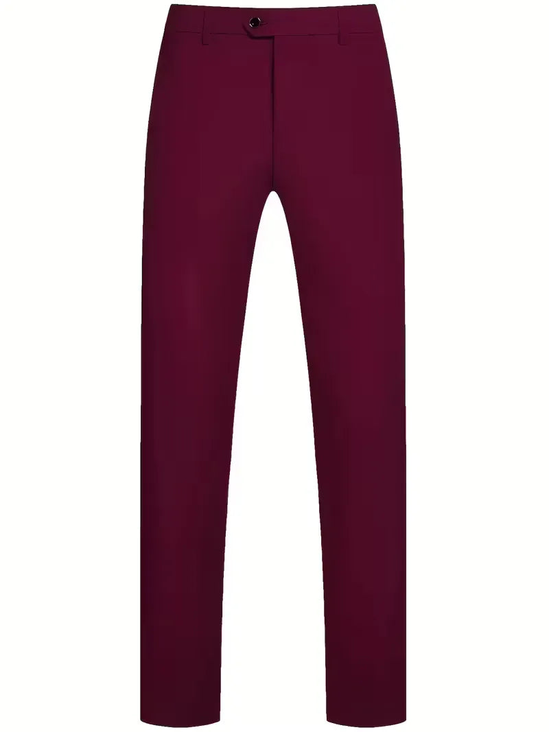 Detailopname van de stof van het slim fit herenpak
