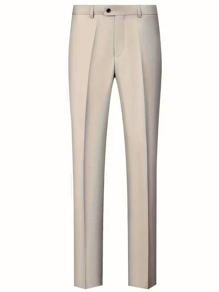 Stijlvol driedelig herenpak slim fit in trendykleur