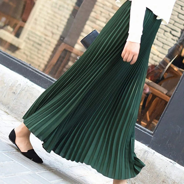 Elegante plissérok voor dames met subtiele plooien en een comfortabele pasvorm