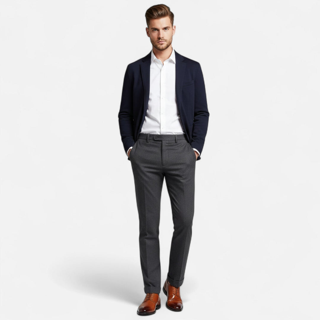 Klassieke nette heren schoenen model Nathan in fijn leer