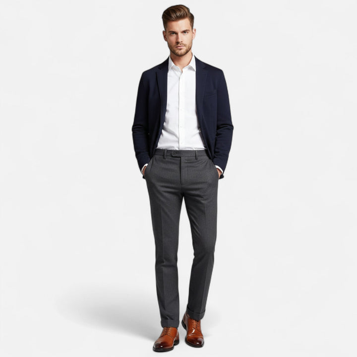 Klassieke nette heren schoenen model Nathan in fijn leer