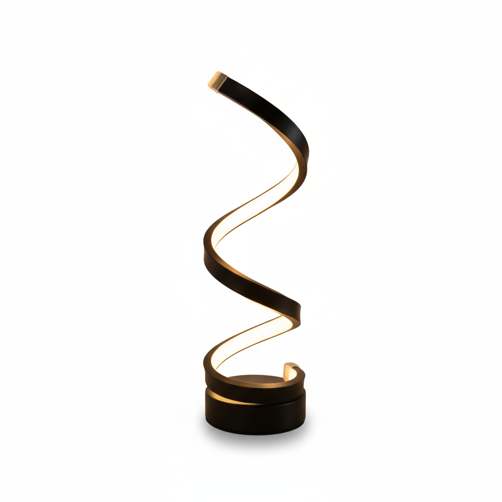 Doura LED Tafellamp | Spiraal Vorm | Dimbaar & Modern Design