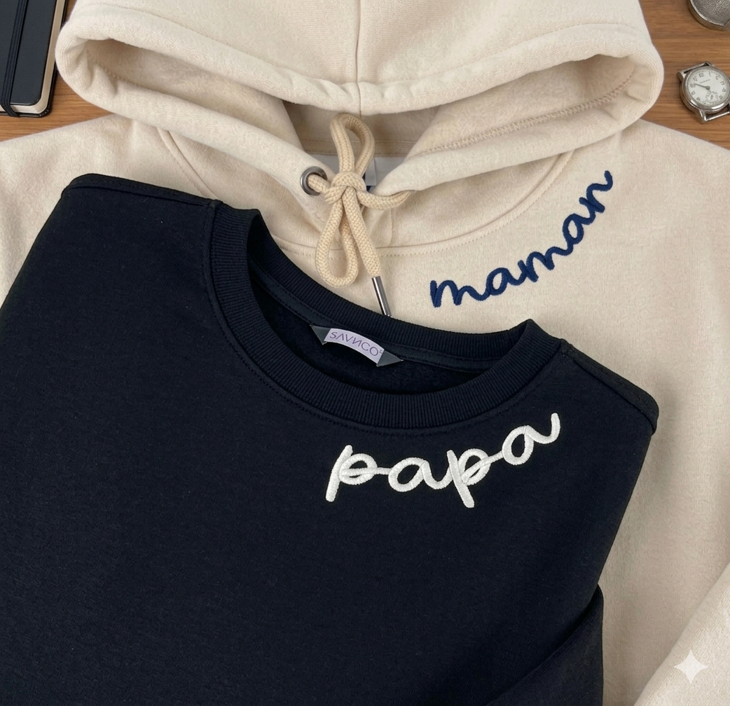 Zachte hoodie voor dames met 'MOM' opschrift, comfortabele mom kleding.