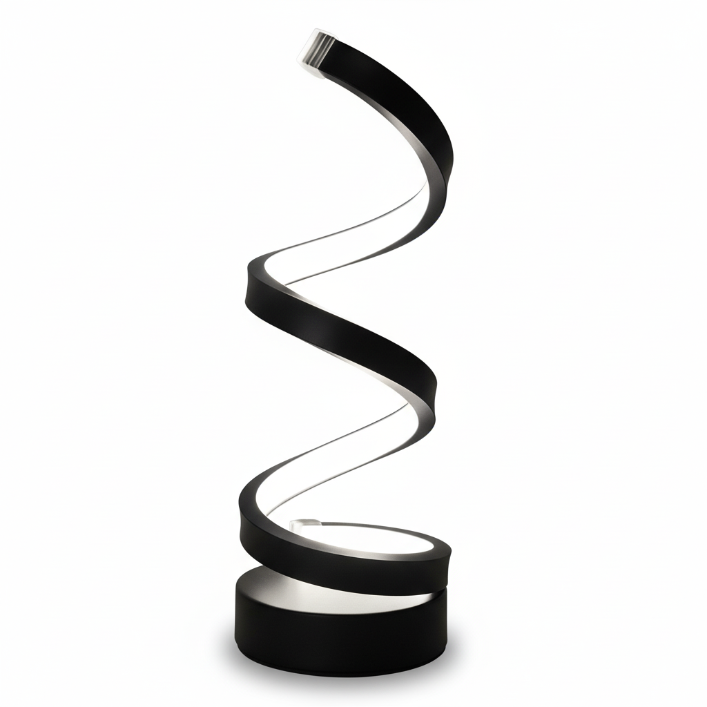 Doura LED Tafellamp | Spiraal Vorm | Dimbaar & Modern Design