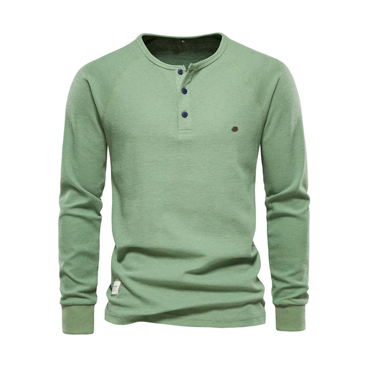 Heren shirt in groen voor dagelijks gebruik