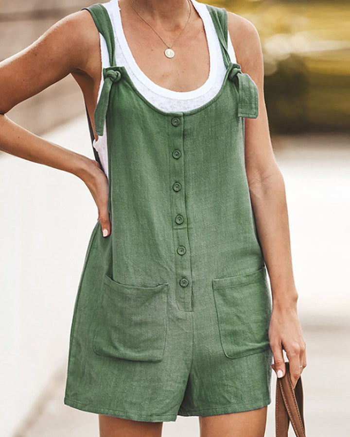 Stijlvolle outfit voor vrouwen: een loszittende jumpsuit die bewegingsvrijheid en elegantie combineert.