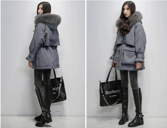 Warme dames winterjas met koudebescherming, stijlvol en thermisch voor de moderne vrouw.