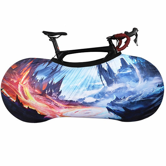 Eenvoudige opslag van de fiets zonder vuil