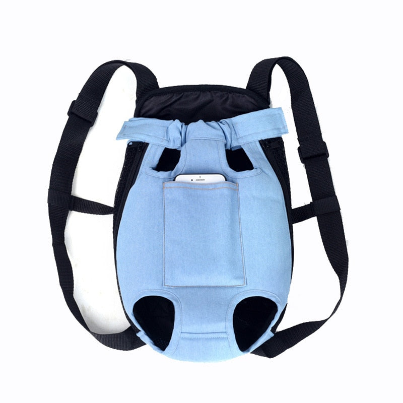 Draagzak voor kleine hond of puppy. Comfortabel en veilig vervoer voor elk huisdier op lange tochten.