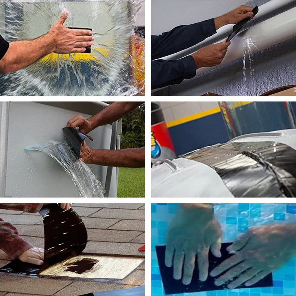 Sterke waterdichte reparatietape op rol voor lekken en scheuren
