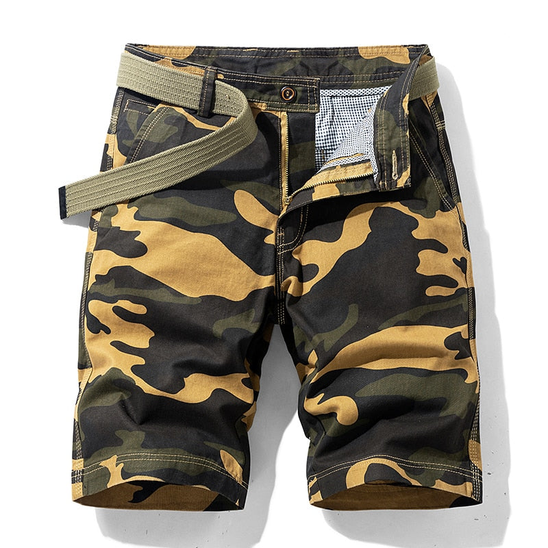 Heren camouflage korte broek in loose fit voor de zomer. Comfortabel en stijlvol voor casual herenmode.