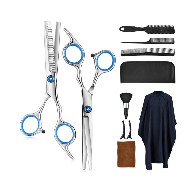 Professionele 10-delige kappersset voor thuisgebruik, ideaal voor haarknippen en styling voor het hele gezin.
