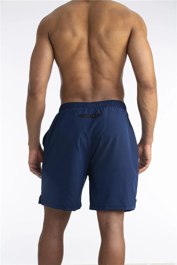 Detailopname van de elastische tailleband en trekkoord van de sportbroek